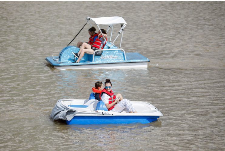 What about Oklahoma City's Scissortail Park's water features?